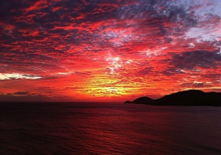Spanish Water & Sunset